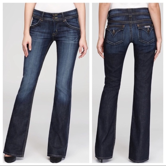 Hudson Jeans Denim - Hudson Jeans Dark Bootcut Jeans